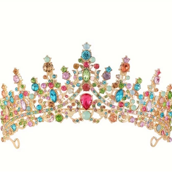 Multicolor Gemstone‎ Tiara main image 4